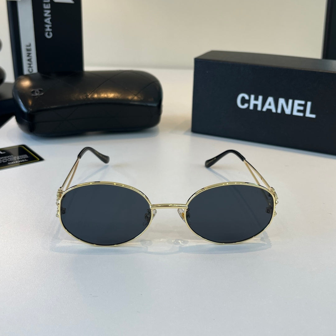 Chanel Metal Fashion Silver Lens Sunglasses for Men & Women - 486667 - detail image 2
