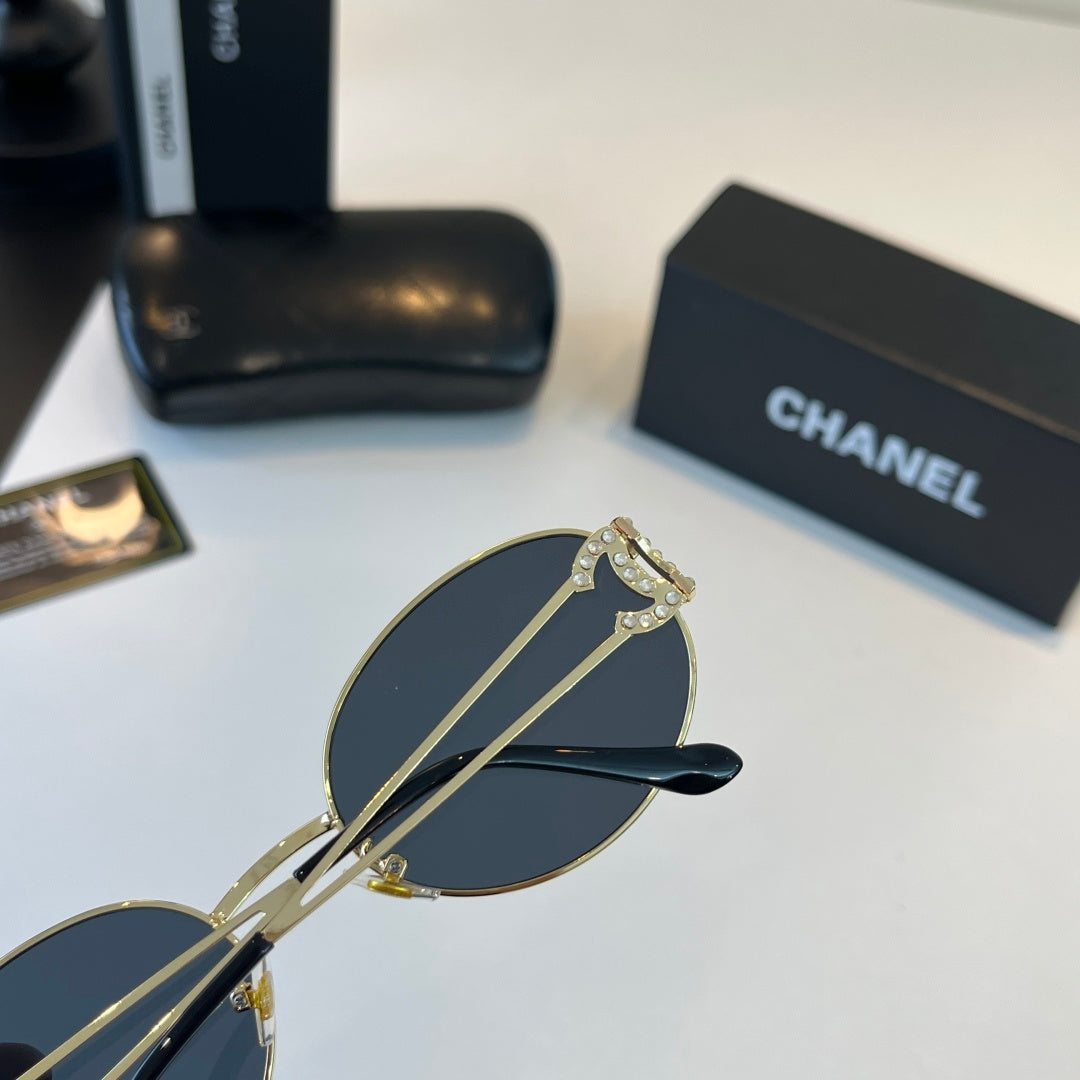 Chanel Metal Fashion Silver Lens Sunglasses for Men & Women - 415320 - detail image 8