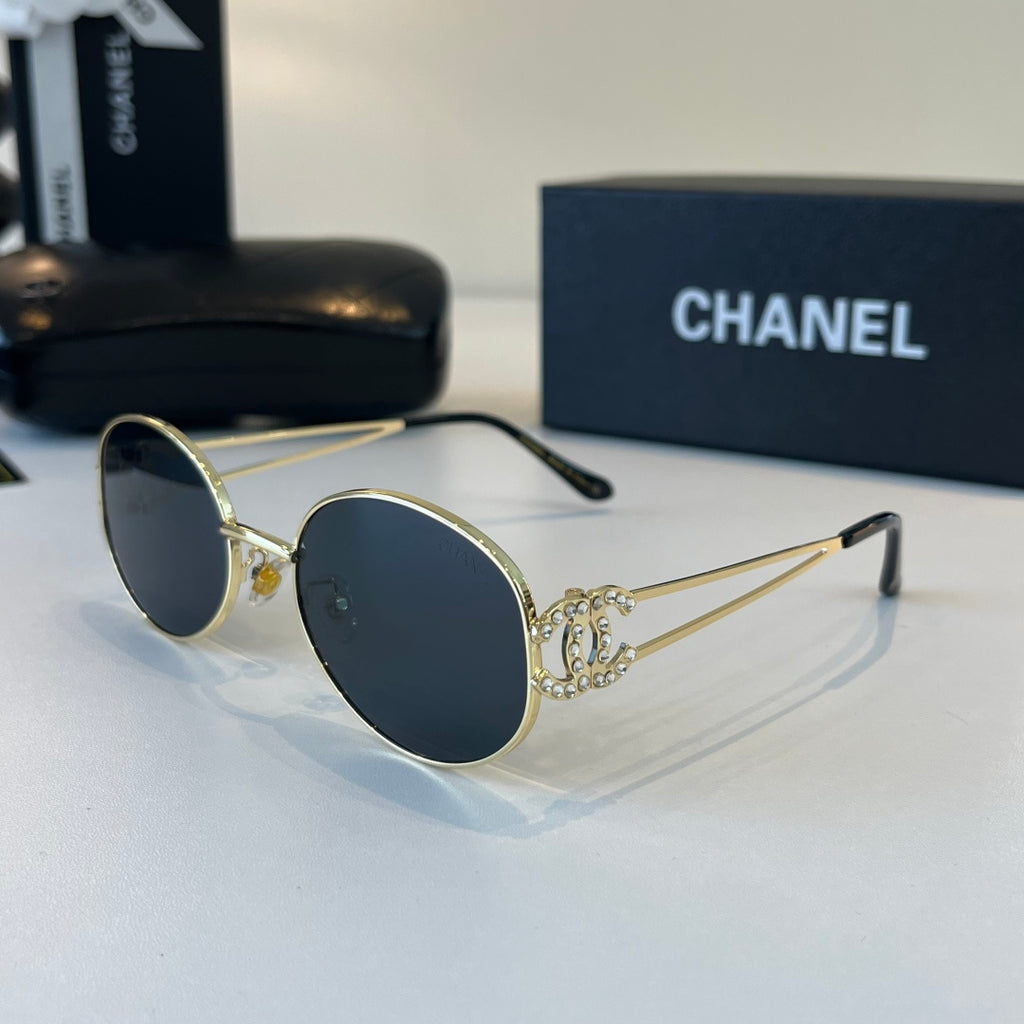 Chanel Metal Fashion Silver Lens Sunglasses for Men & Women - 415320 - detail image 3