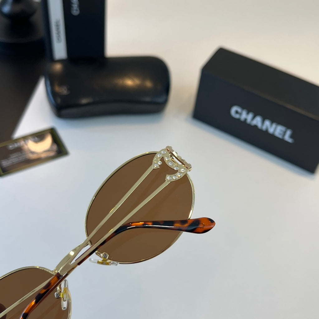 Chanel Metal Fashion Brown Lens Sunglasses for Men & Women - 415321 - detail image 7