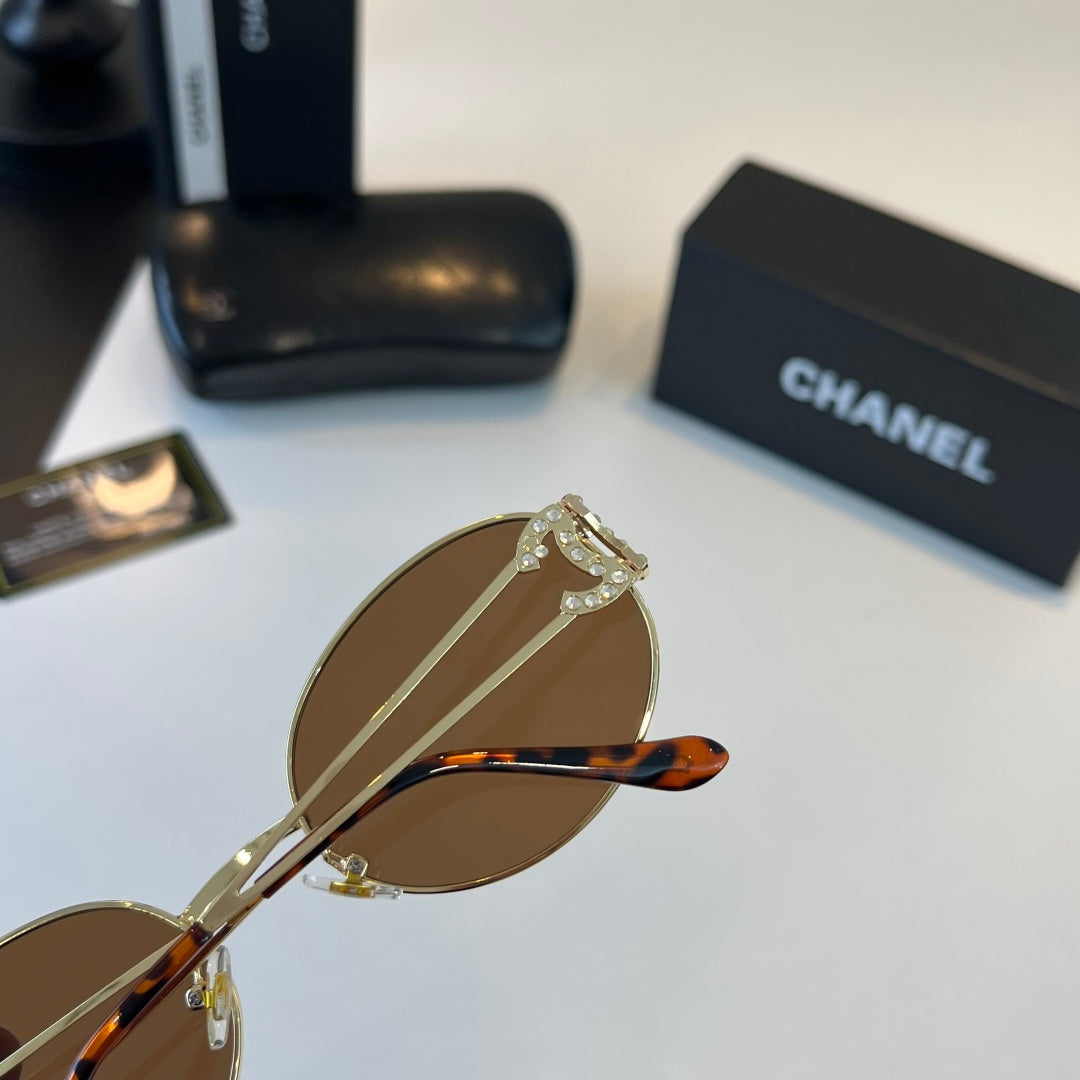Chanel Metal Fashion Brown Lens Sunglasses for Men & Women - 415321 - detail image 7
