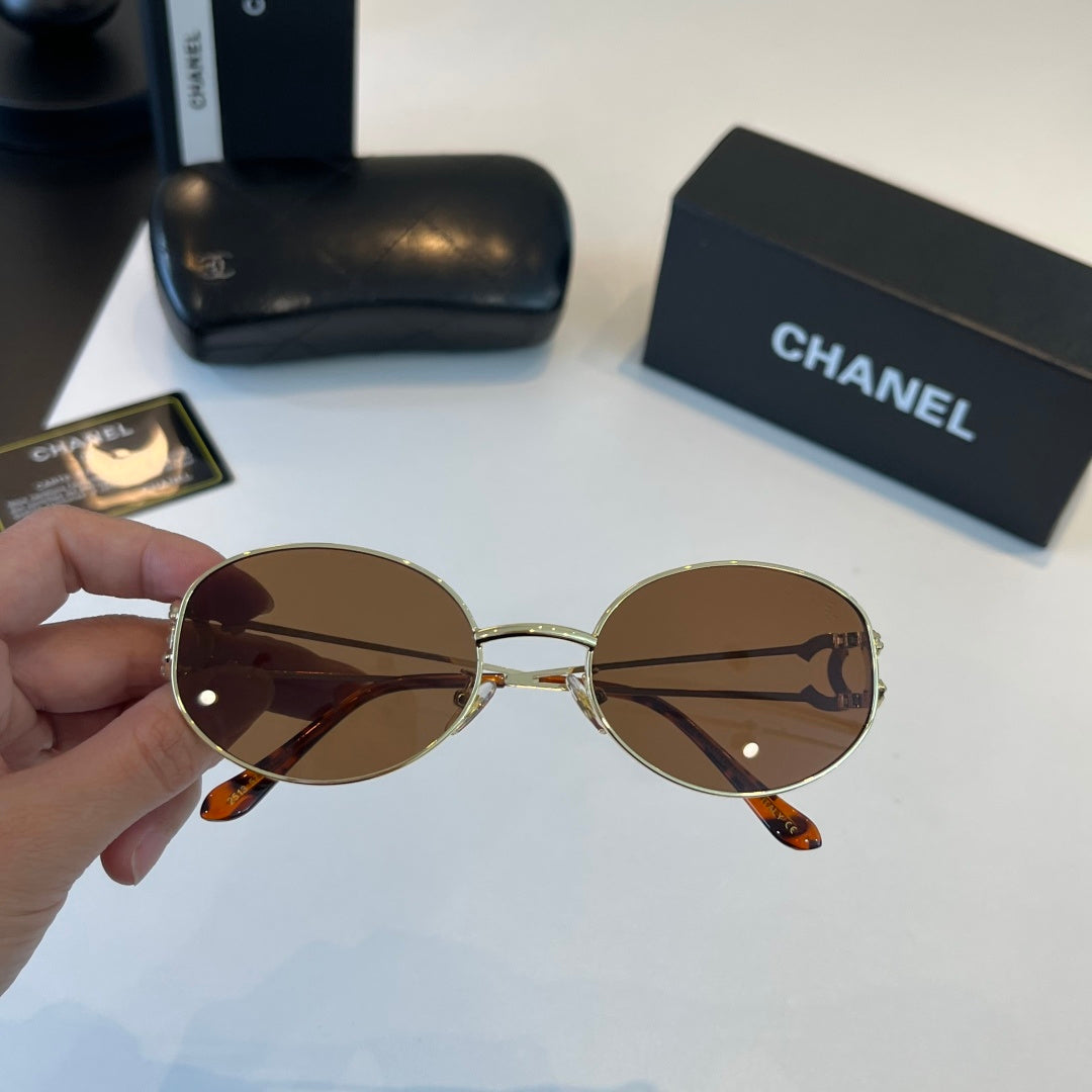 Chanel Metal Fashion Brown Lens Sunglasses for Men & Women - 415321 - detail image 5