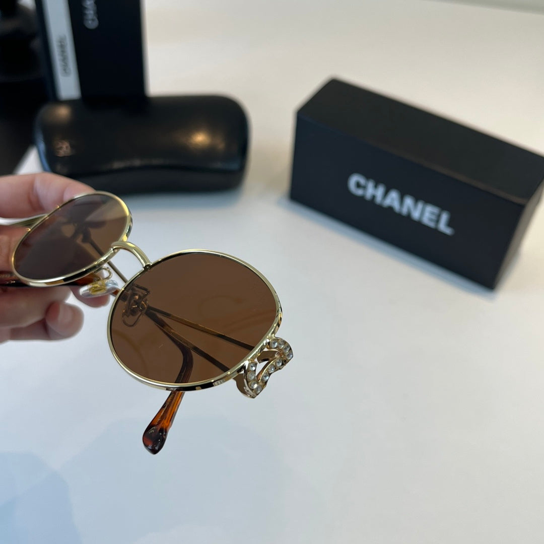 Chanel Metal Fashion Brown Lens Sunglasses for Men & Women - 415321 - detail image 6