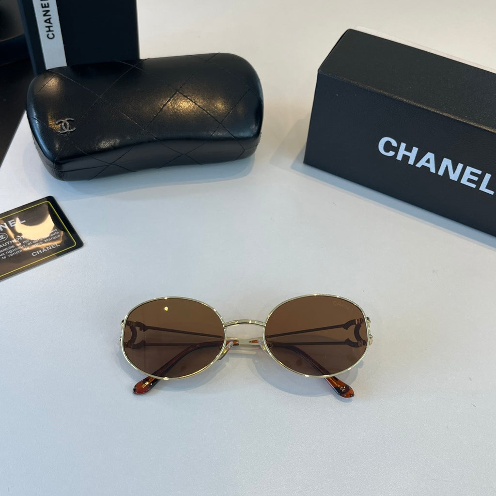 Chanel Metal Fashion Brown Lens Sunglasses for Men & Women - 415321 - detail image 4