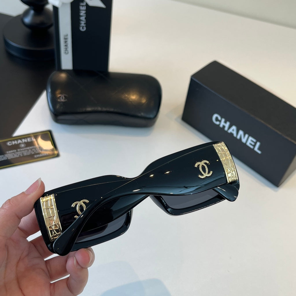 Chanel Fashion Black Lens Sunglasses for Men & Women - 358102 - detail image 8
