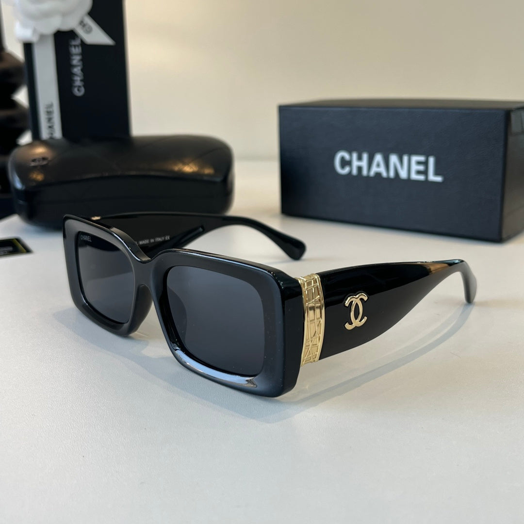 Chanel Fashion Black Lens Sunglasses for Men & Women - 358102 - detail image 3