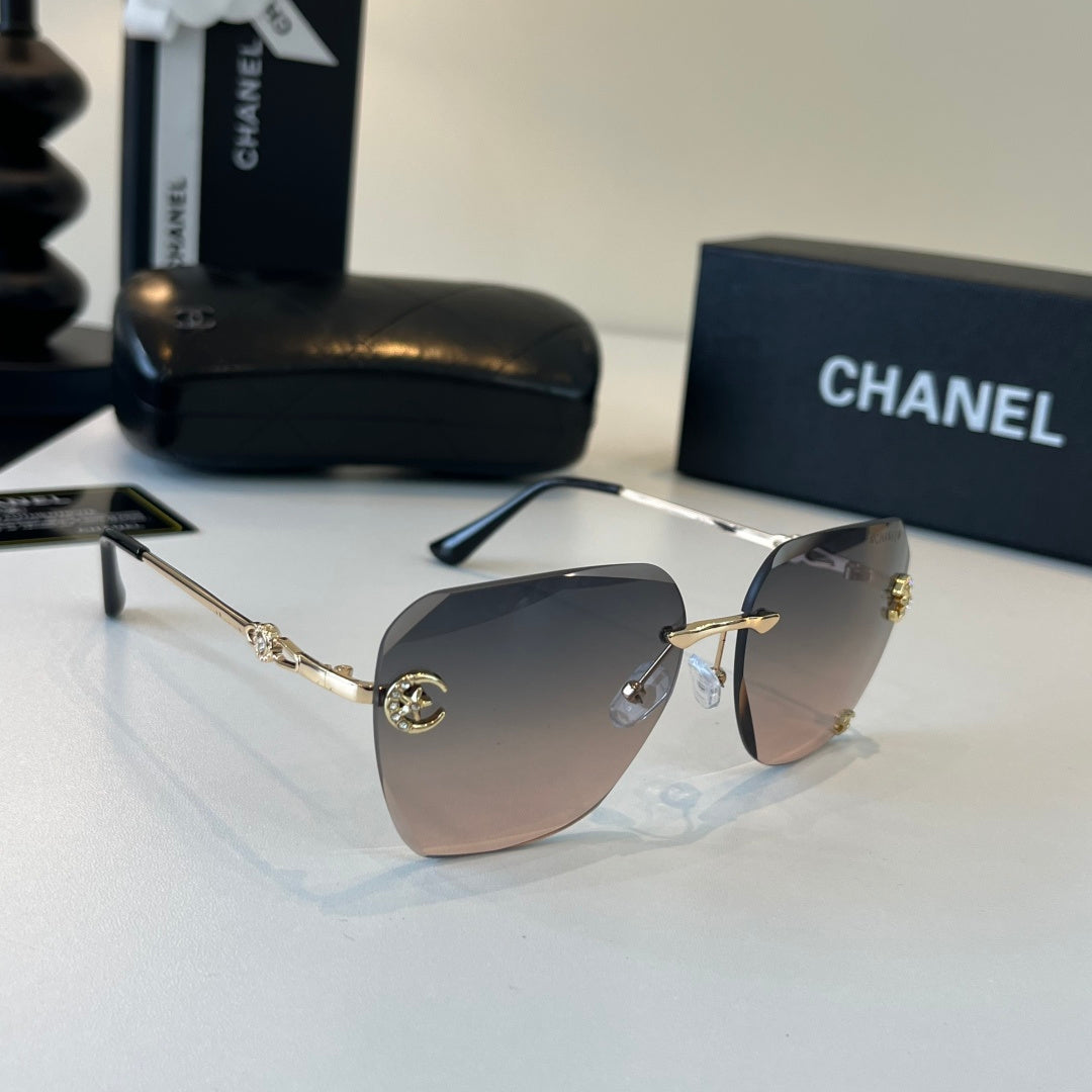 Chanel Fashion Silver Lens Sunglasses for Men & Women - 398621