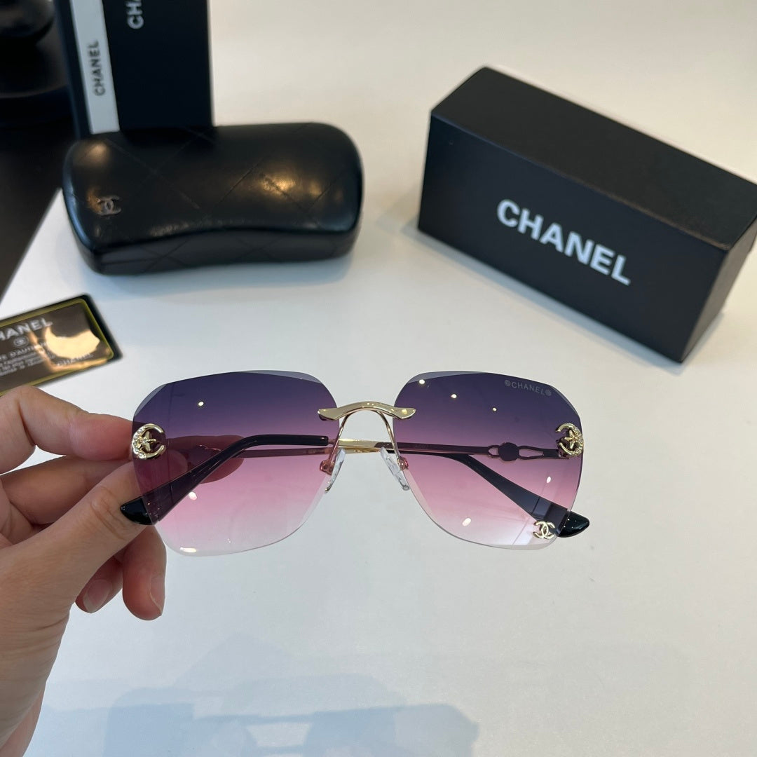 Chanel Fashion Purple Lens Sunglasses for Men & Women - 358104 - detail image 4