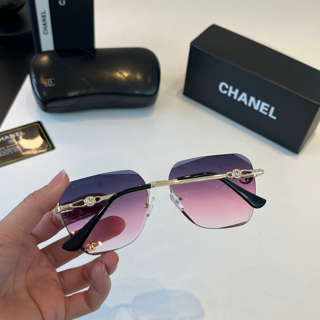 Chanel Fashion Purple Lens Sunglasses for Men & Women - detail image 7