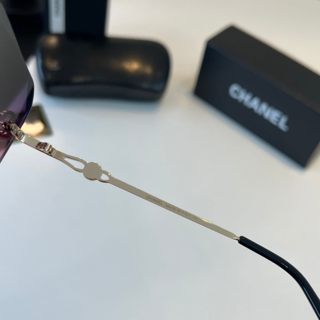 Chanel Fashion Purple Lens Sunglasses for Men & Women - 358104 - detail image 9