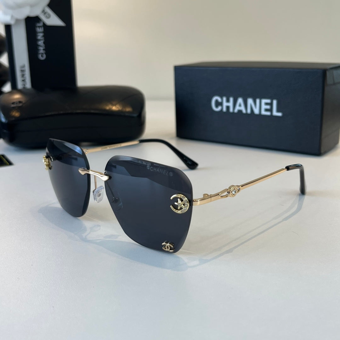 Chanel Fashion Silver Lens Sunglasses for Men & Women - 358105 - detail image 3