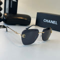 Chanel Fashion Silver Lens Sunglasses for Men & Women - 493448