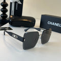 Chanel Fashion Black Lens Sunglasses for Men & Women - 398624