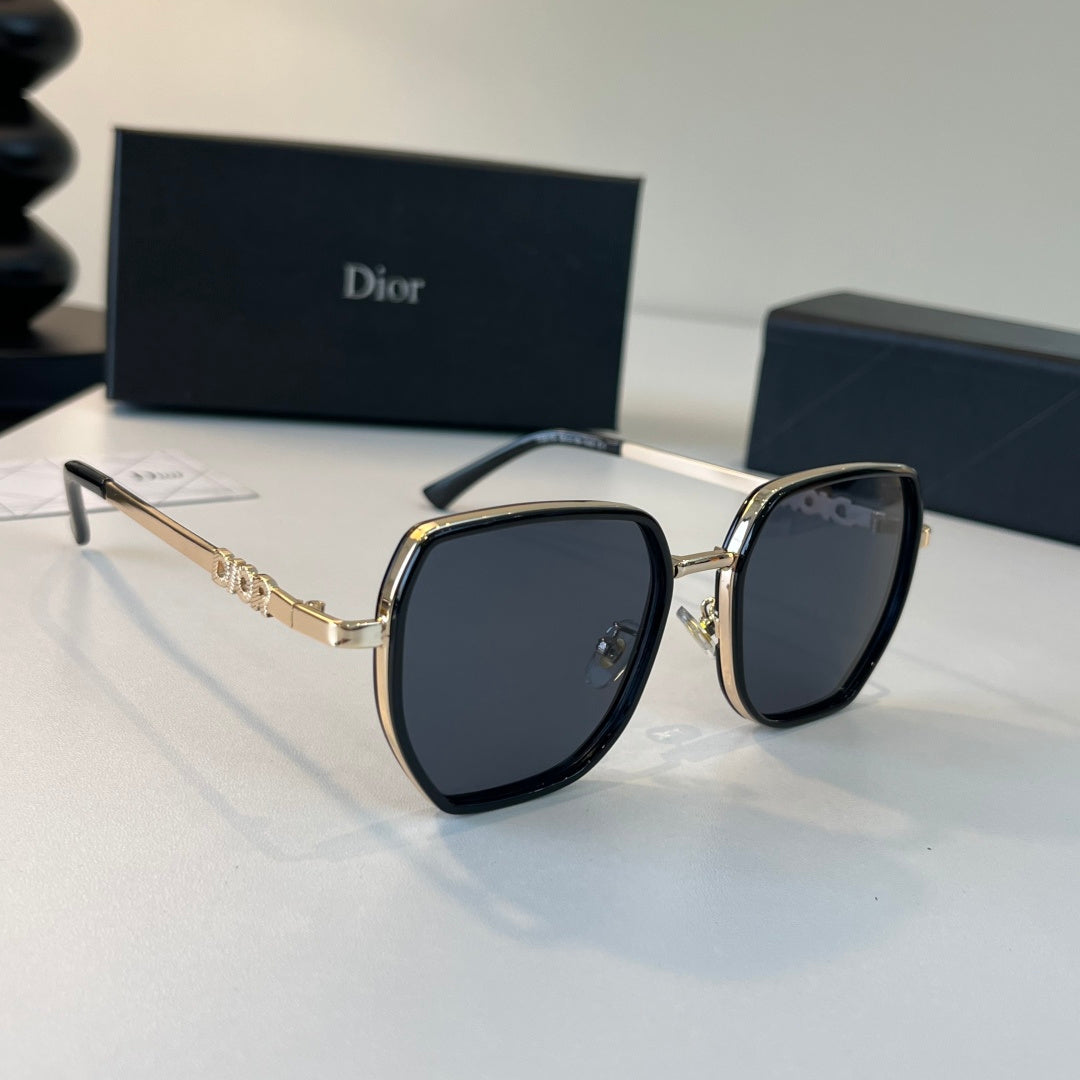 Dior Fashion Black Lens Sunglasses for Men & Women