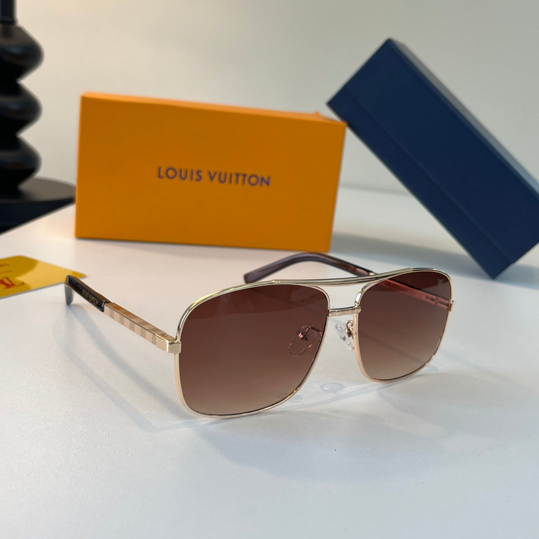 Louis Vuitton Fashion Red Lens Sunglasses for Men & Women - 398171