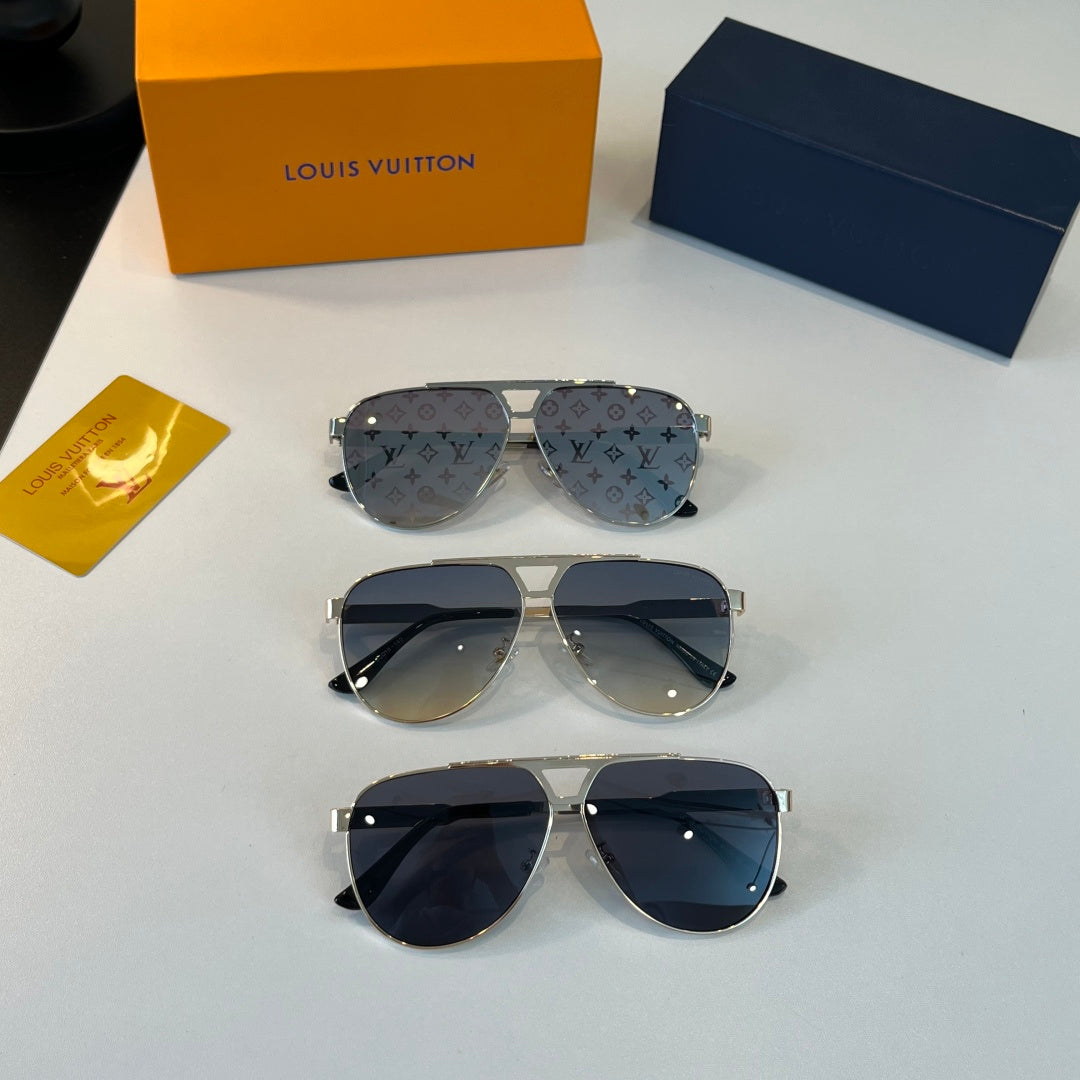 Louis Vuitton Metal Fashion Gray Lens Sunglasses for Men & Women - 398173 - detail image 11
