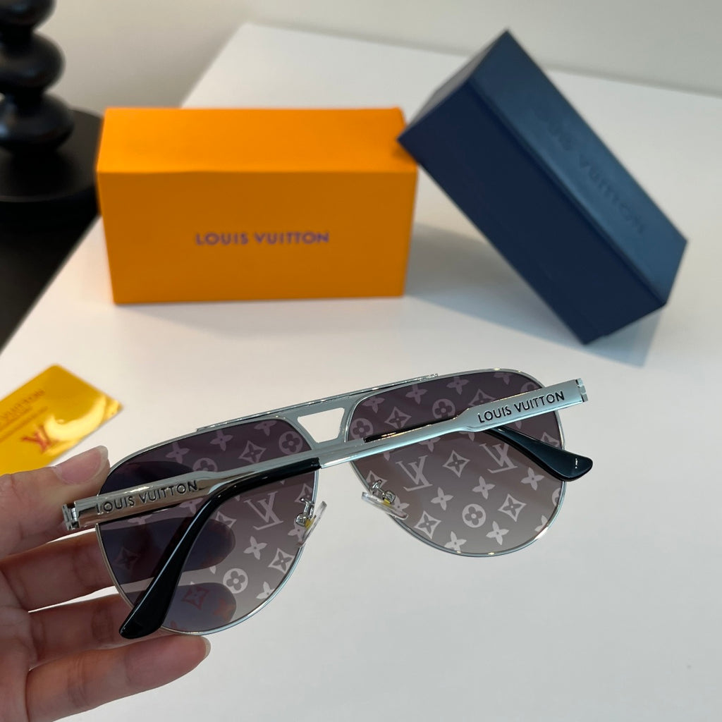 Louis Vuitton Metal Fashion Silver Lens Sunglasses for Men & Women - 398172 - detail image 7