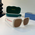 Gucci Oversized Brown Lens Sunglasses for Men & Women - 398444