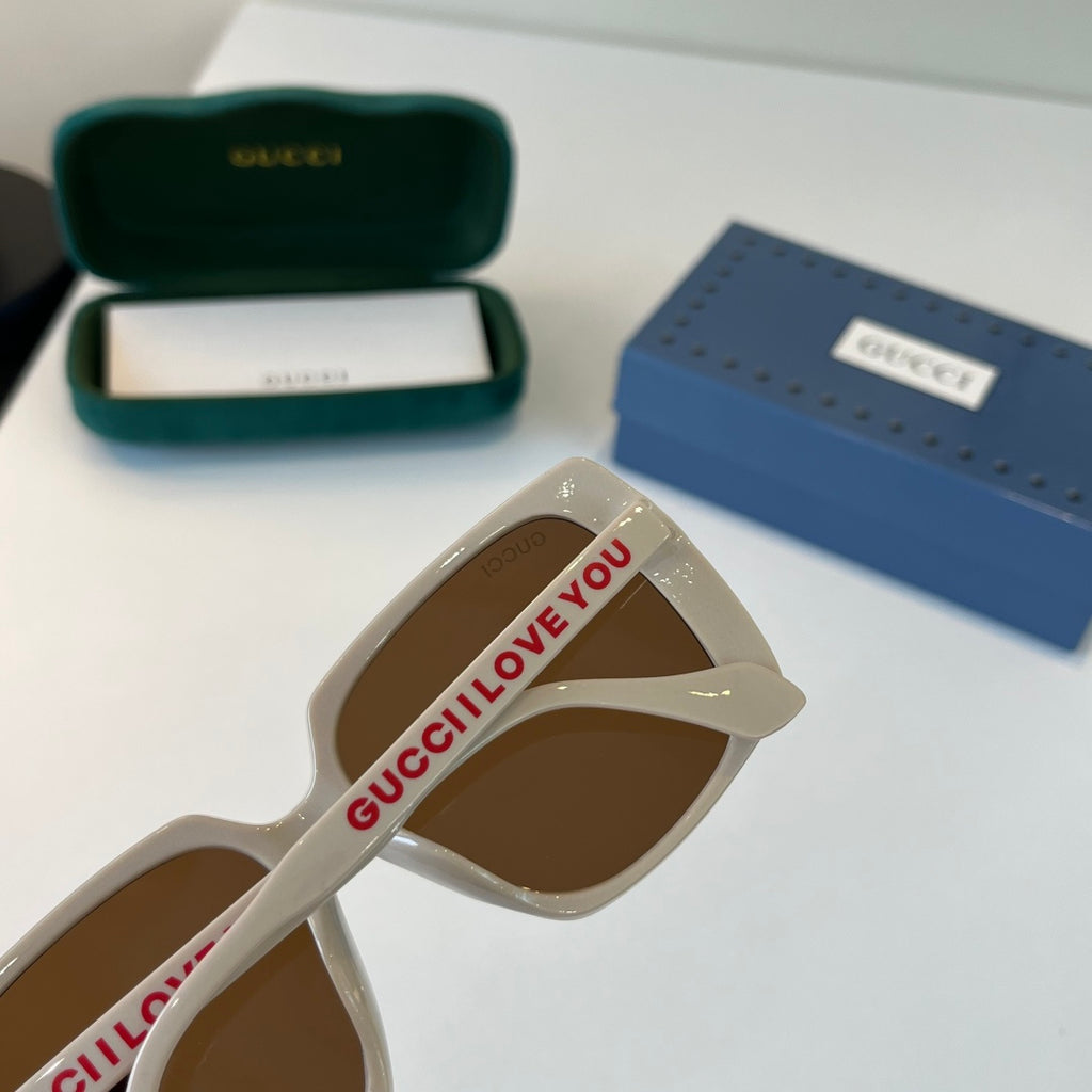 Gucci Oversized Brown Lens Sunglasses for Men & Women - 398444 - detail image 7