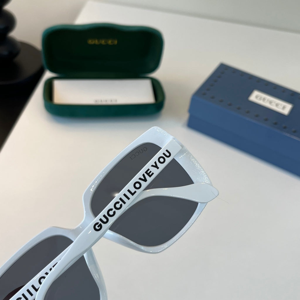 Gucci Oversized Silver Lens Sunglasses for Men & Women - 398445 - detail image 7