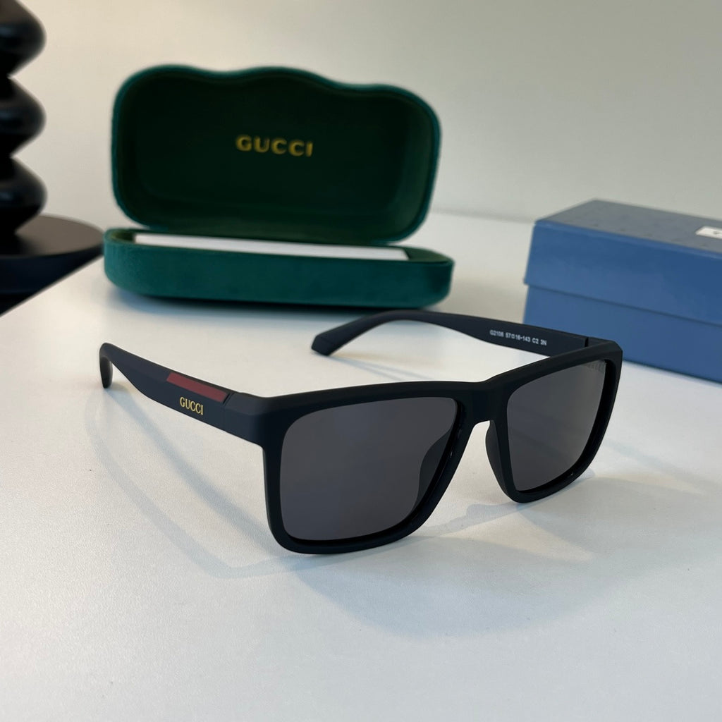 Gucci Fashion Black Lens Sunglasses for Men & Women - 398447