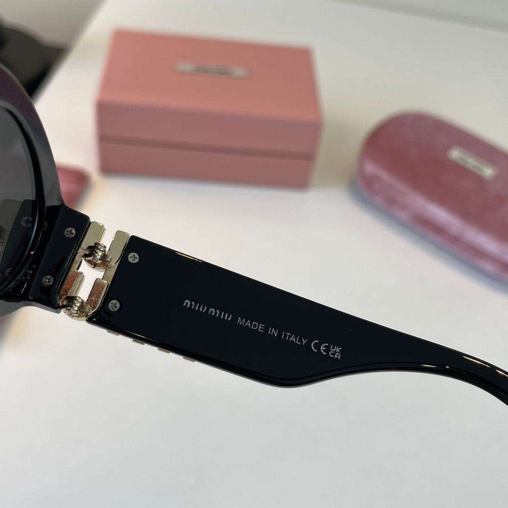 Miu Miu Cat-Eye Black Lens Sunglasses for Men & Women - 358666 - detail image 9
