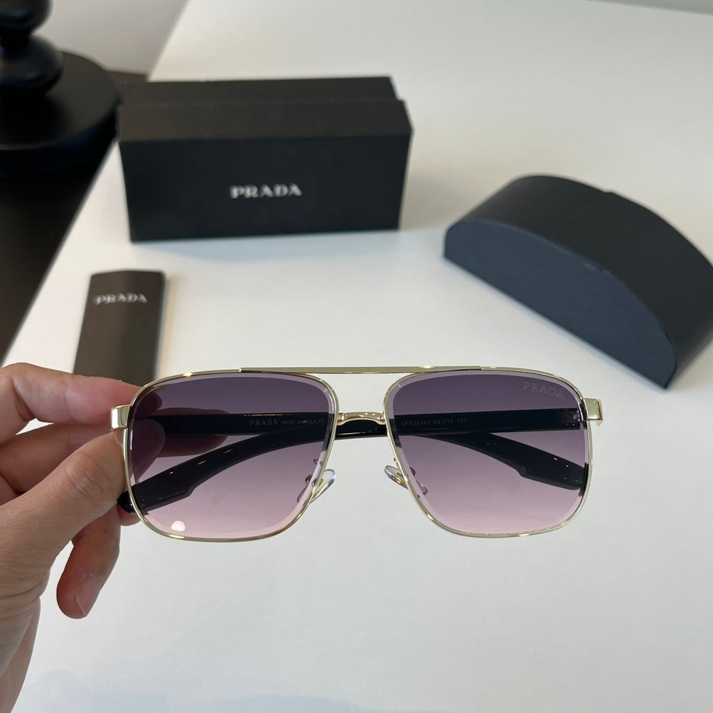 Prada Polarized Fashion Silver Lens Sunglasses for Men - 465720 - detail image 5