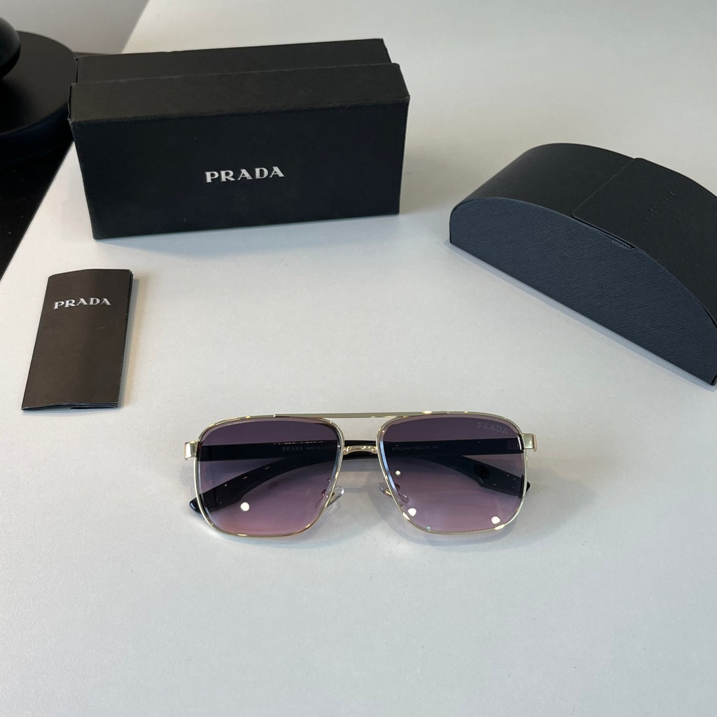 Prada Polarized Fashion Silver Lens Sunglasses for Men - 465720 - detail image 4