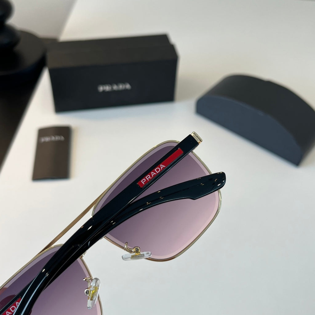 Prada Polarized Fashion Silver Lens Sunglasses for Men - 358366 - detail image 7