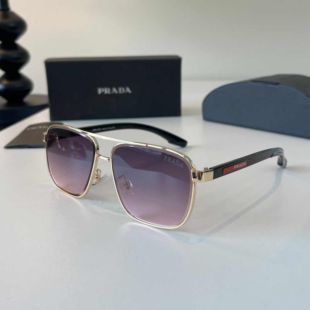 Prada Polarized Fashion Silver Lens Sunglasses for Men - 465720 - detail image 3