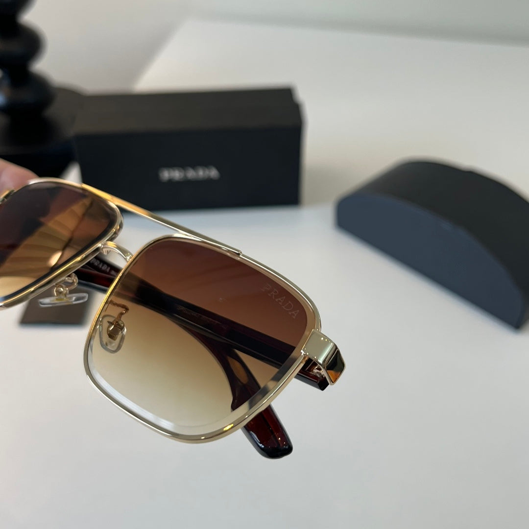 Prada Polarized Fashion Brown Lens Sunglasses for Men - 465721 - detail image 6