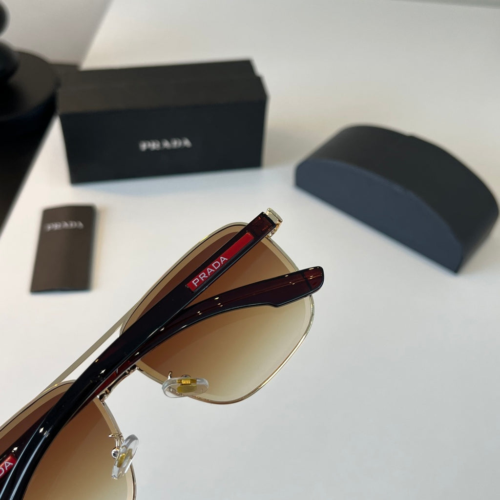 Prada Polarized Fashion Brown Lens Sunglasses for Men - 432136 - detail image 7