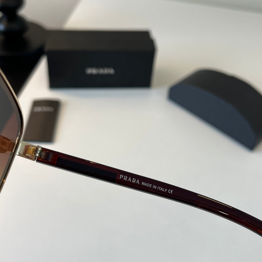 Prada Polarized Fashion Brown Lens Sunglasses for Men - 465721 - detail image 10