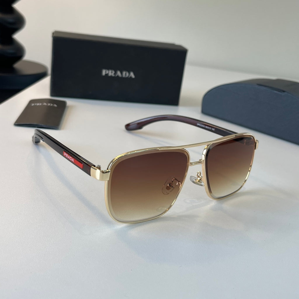 Prada Polarized Fashion Brown Lens Sunglasses for Men - 465721