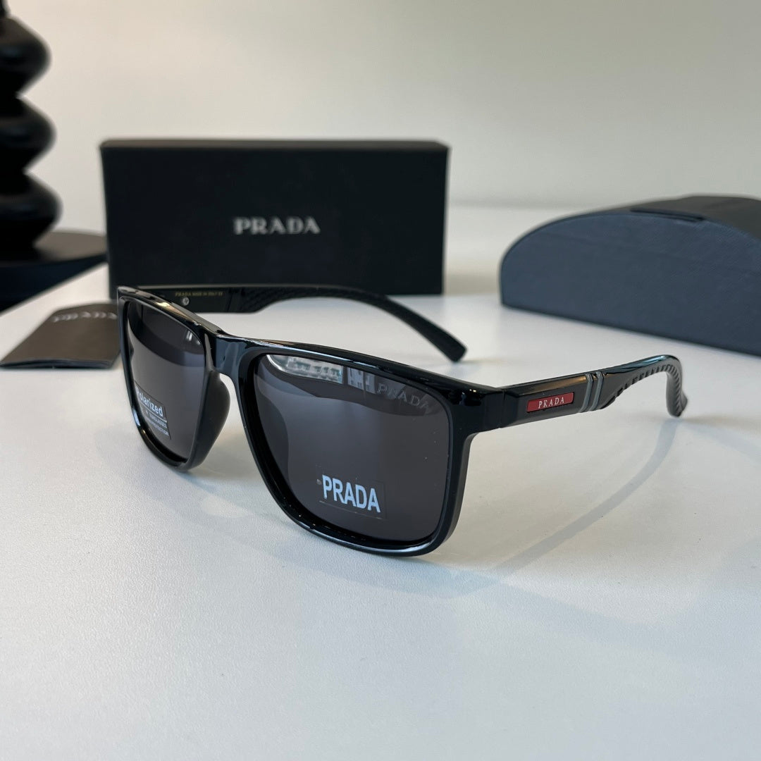 Prada Fashion Black Lens Sunglasses for Men - 432137 - detail image 3