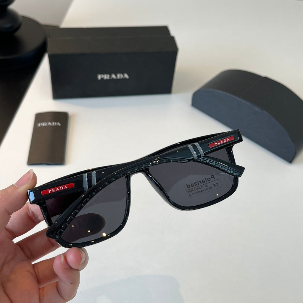 Prada Fashion Black Lens Sunglasses for Men - 465722 - detail image 8