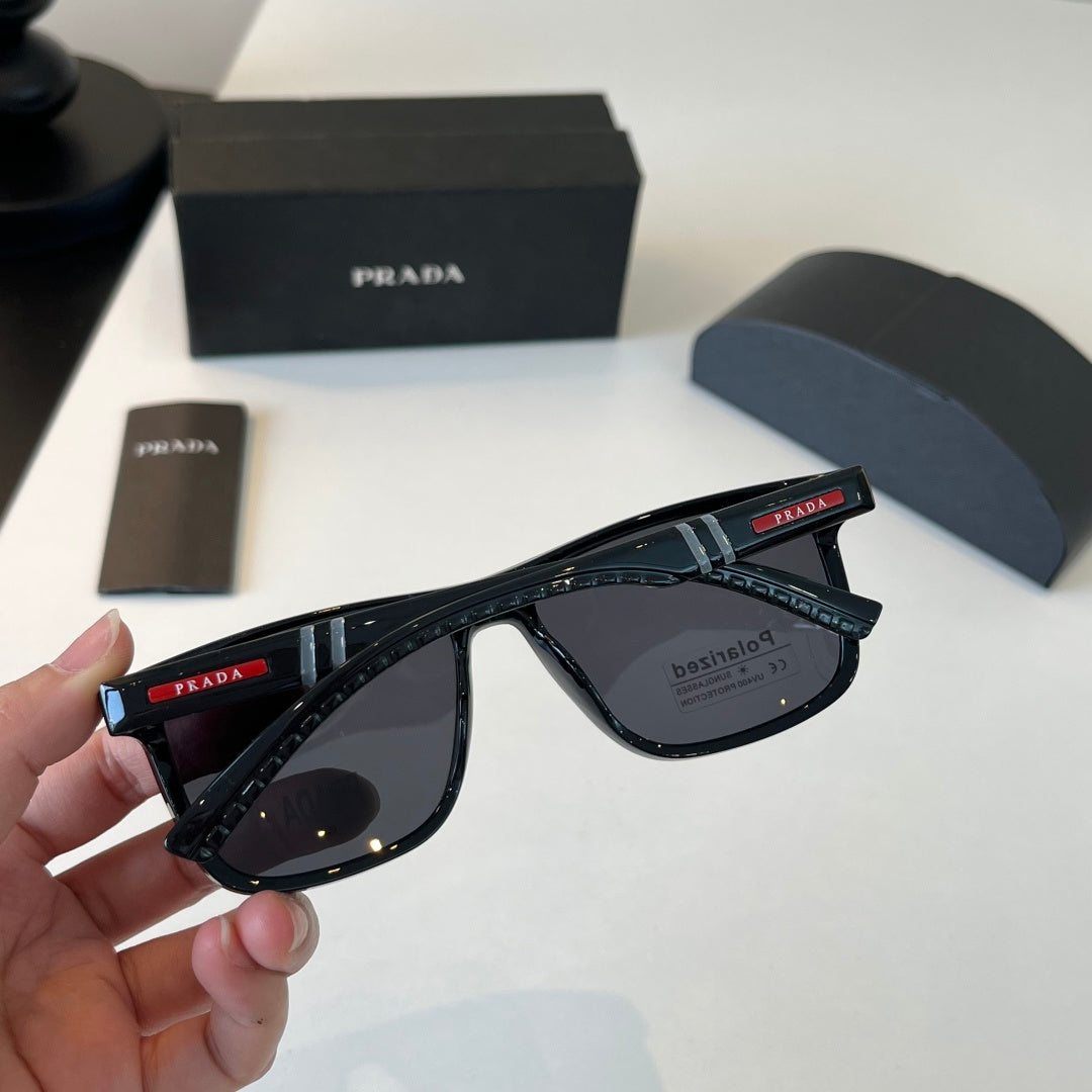 Prada Fashion Black Lens Sunglasses for Men - 432137 - detail image 8