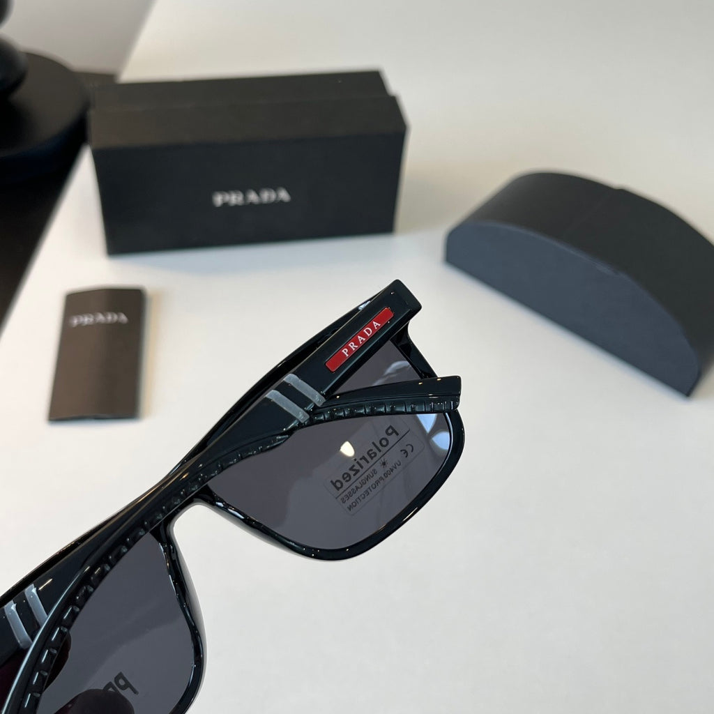 Prada Fashion Black Lens Sunglasses for Men - 465722 - detail image 7