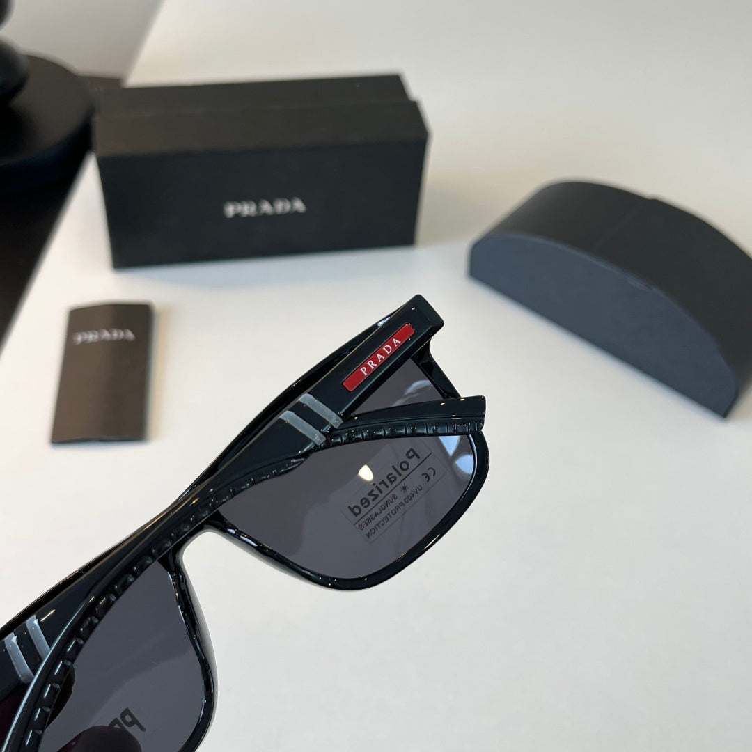 Prada Fashion Black Lens Sunglasses for Men - 432137 - detail image 7