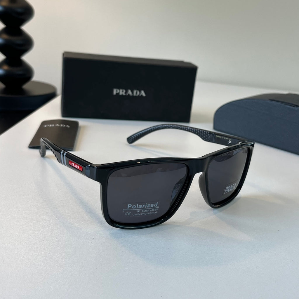 Prada Fashion Black Lens Sunglasses for Men - 398926
