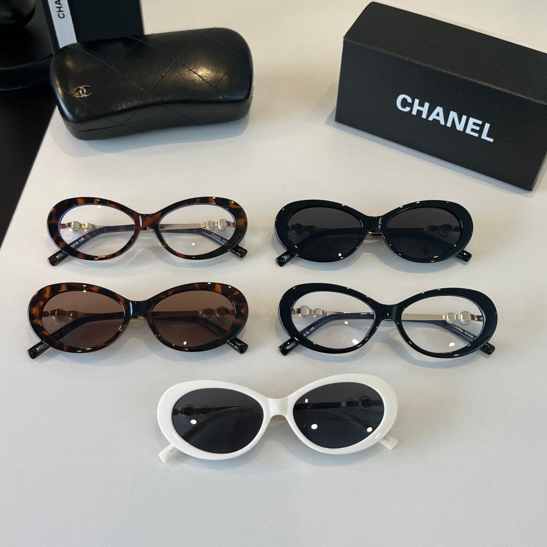 Chanel Cat-Eye Silver Lens Sunglasses for Men & Women - 371766 - detail image 11