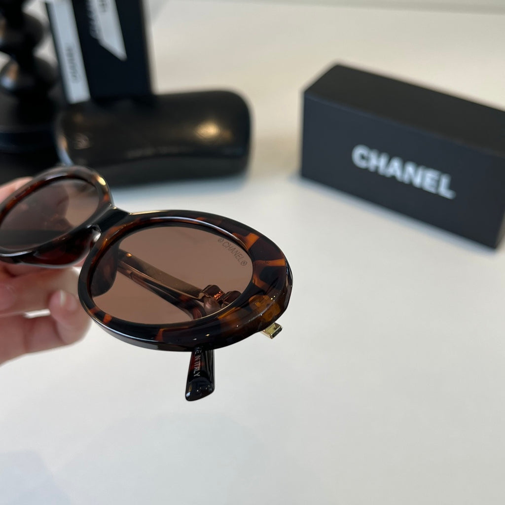 Chanel Cat-Eye Brown Lens Sunglasses for Men & Women - 371768 - detail image 6