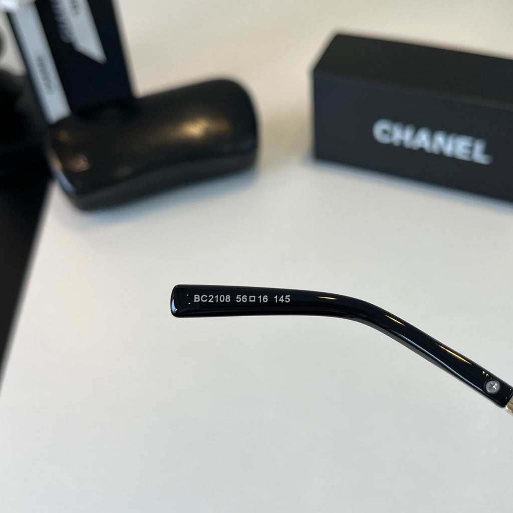 Chanel Cat-Eye Black Lens Sunglasses for Men & Women - 371770 - detail image 9