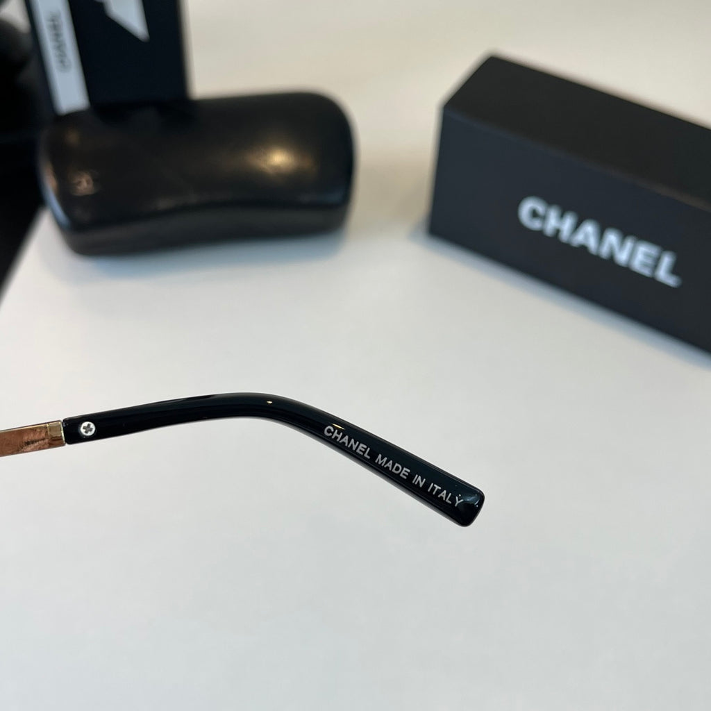 Chanel Cat-Eye Black Lens Sunglasses for Men & Women - 371770 - detail image 10