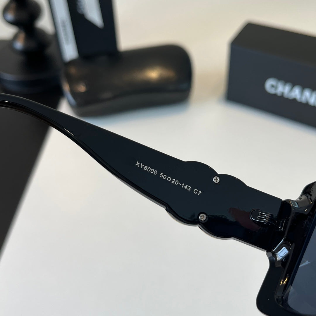 Chanel Fashion Black Lens Sunglasses for Men & Women - 371772 - detail image 8