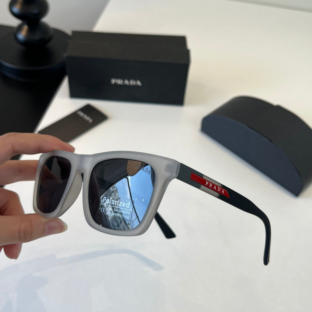 Prada Fashion Gray Lens Sunglasses for Men - detail image 4