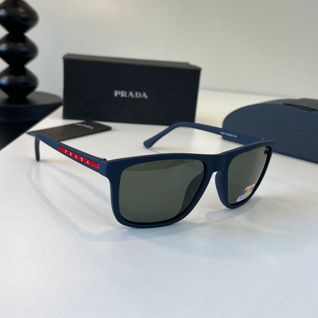 Prada Fashion Black Lens Sunglasses for Men - 487145