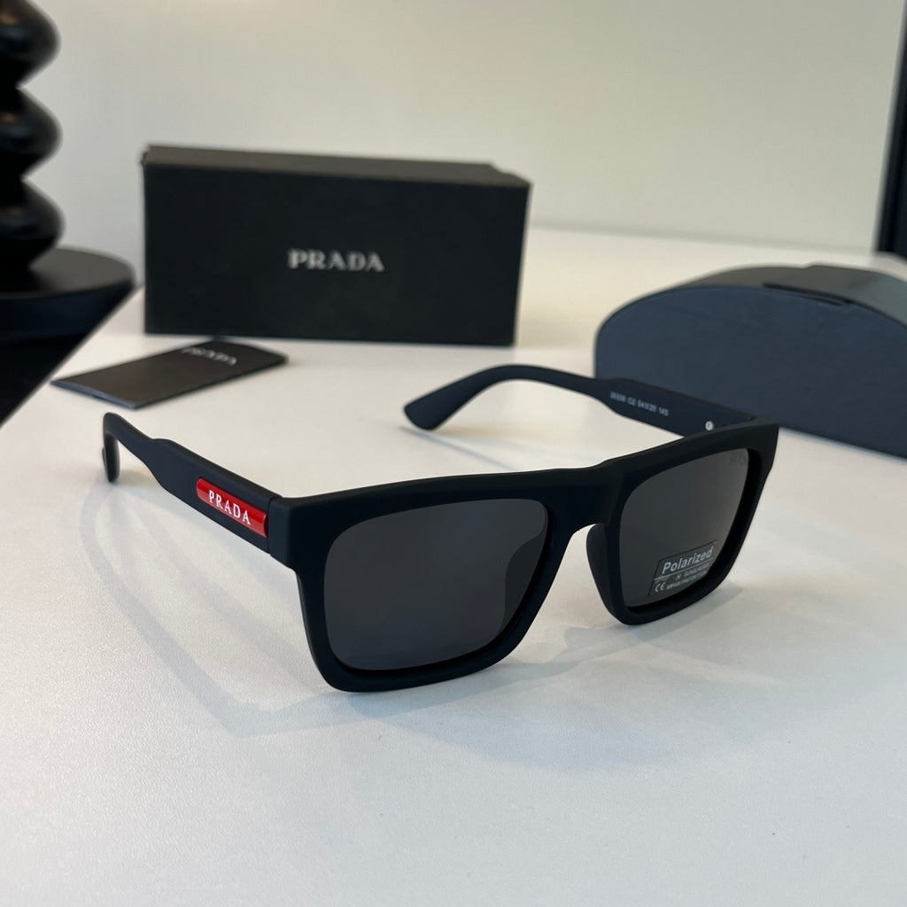 Prada Fashion Black Lens Sunglasses for Men - 487146