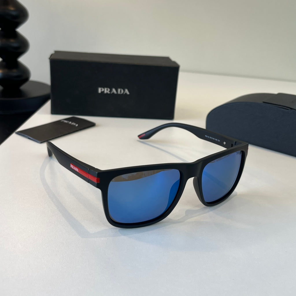 Prada Fashion Blue Lens Sunglasses for Men