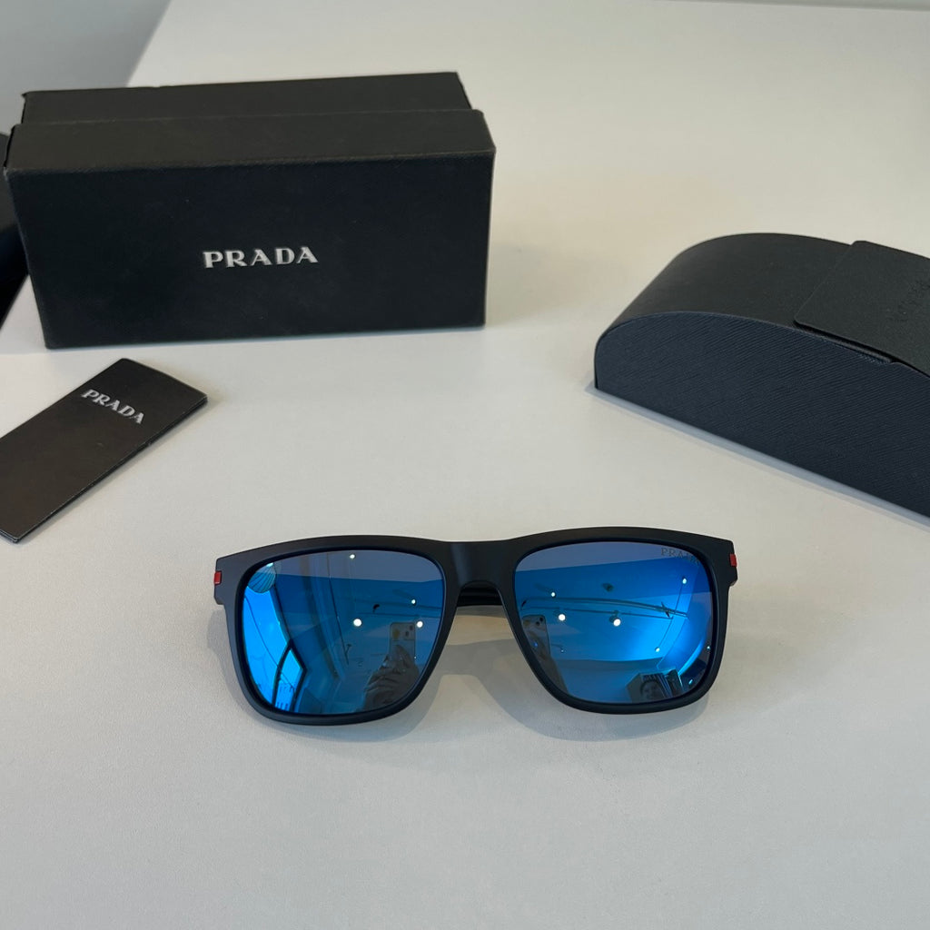 Prada Fashion Blue Lens Sunglasses for Men - detail image 5